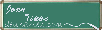Joan Tippe Visitenkarte